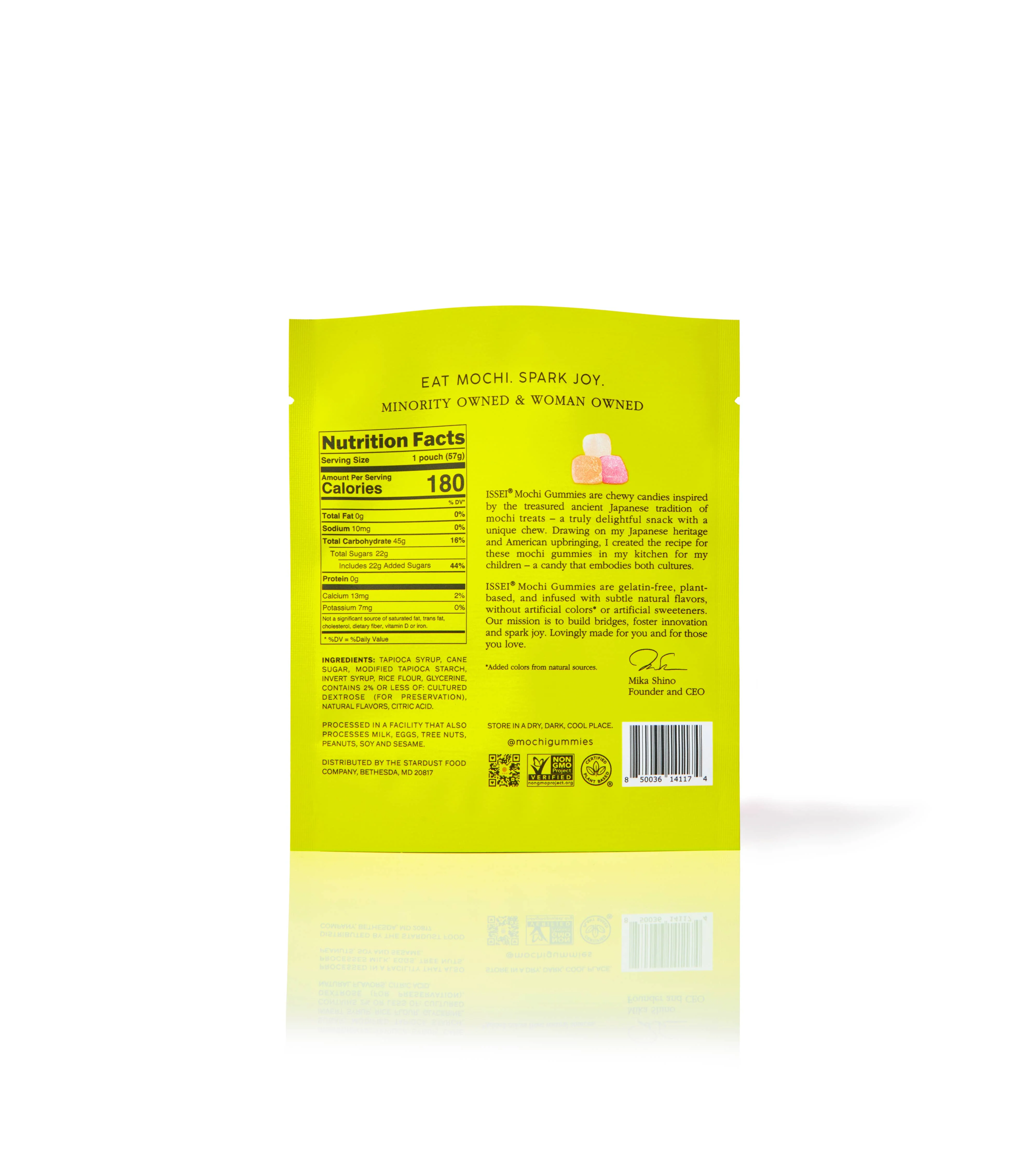 ISSEI Mochi Gummies, Yuzu SMALL (2 oz) - Image 3